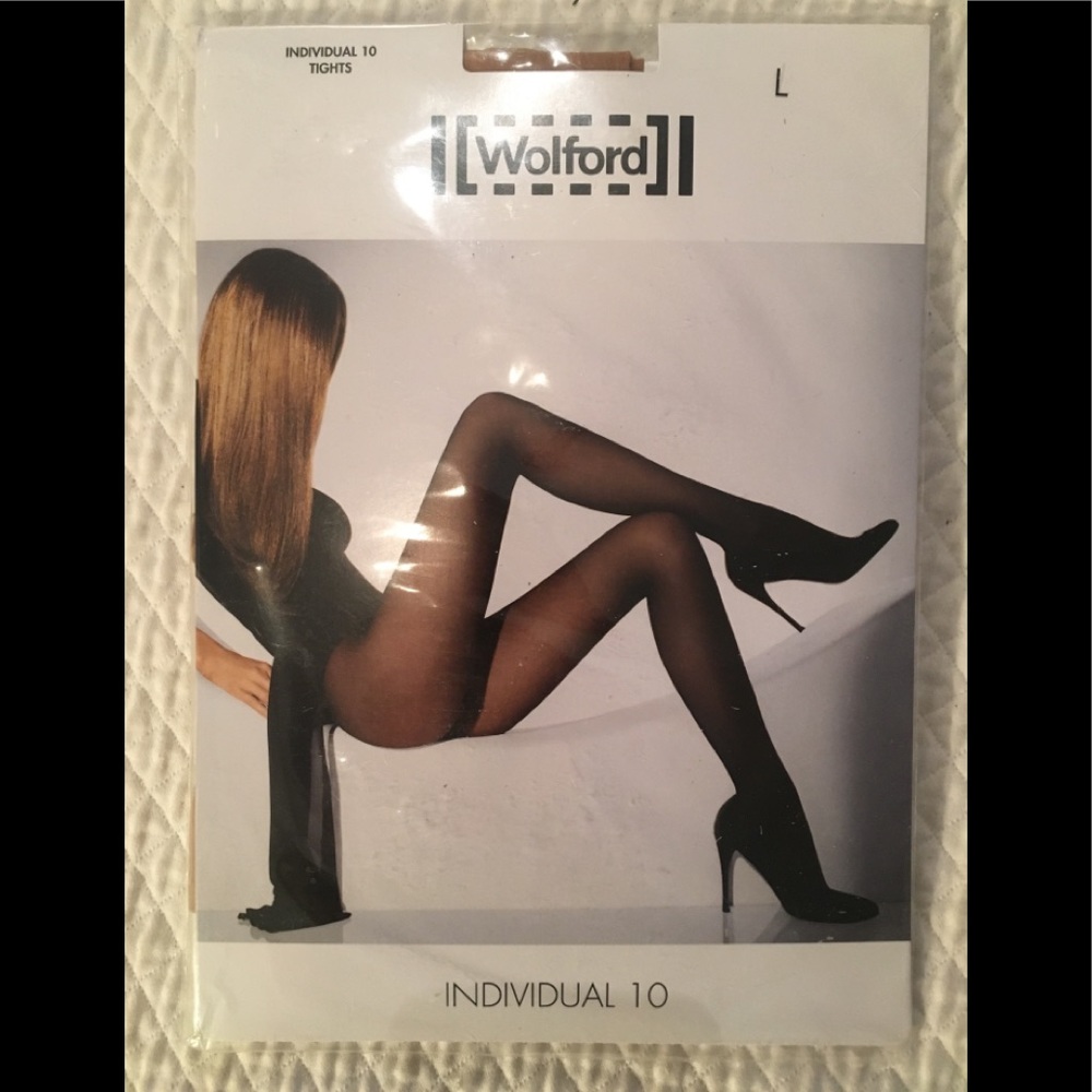 Wolford individual 10 tights- color Gobi